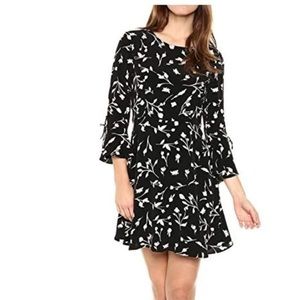 Lucky brand dress Sz 10 floral ties